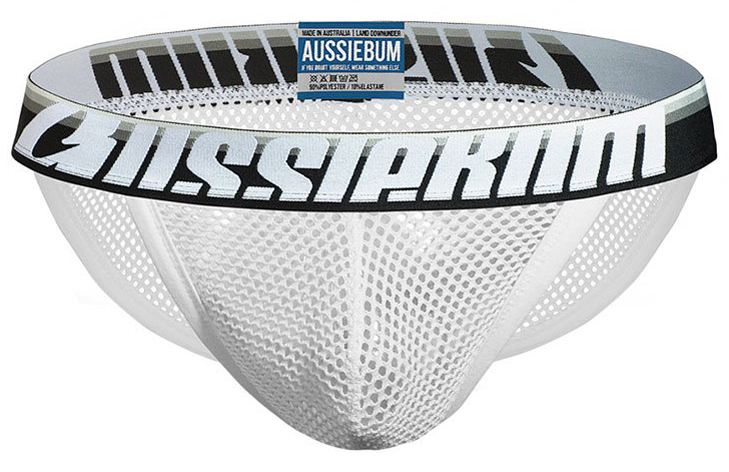 Průhledné Bikini AussieBum Mesh CATCH 2.0 White14